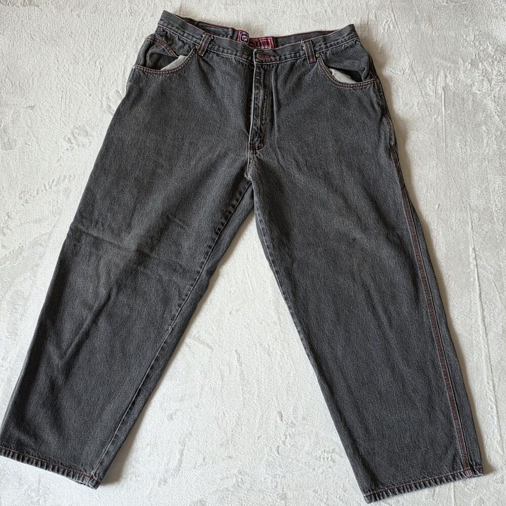 CJ Culture Jeans Men’s 42x32 Gray Denim Y2K Baggy Hip Hop Skater